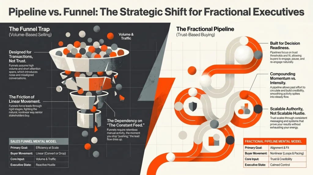 Pipeline vs Funnel: The Strategic Shift for Fractional Executives