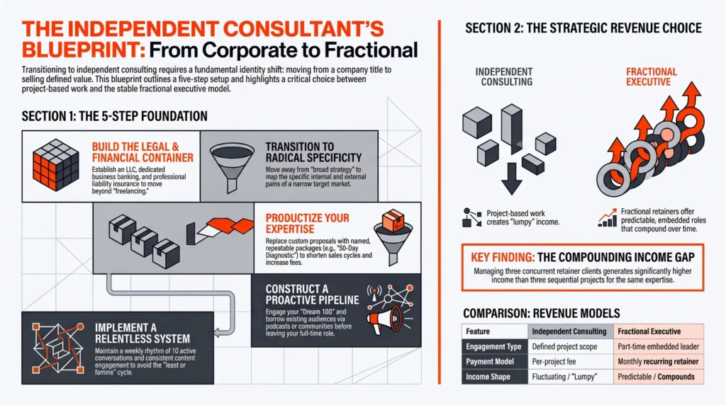 How to Become An Independent Consultant From Corporate to Fractional